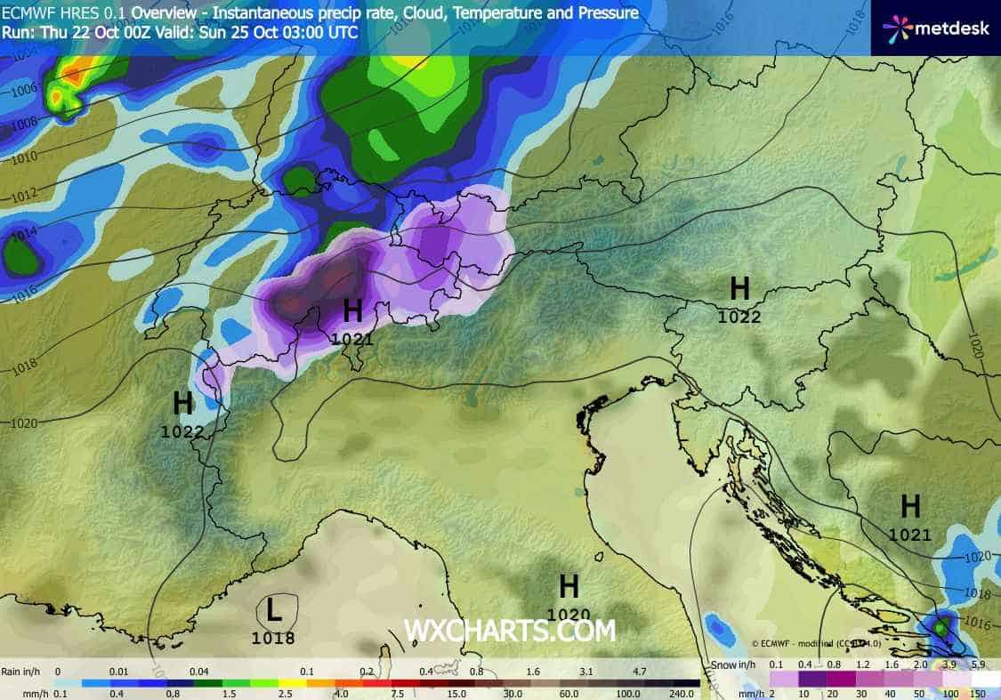 silne śnieżyce w prognozach